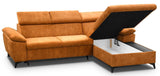 Heathrow [MR] Corner Sofa Bed with Storage