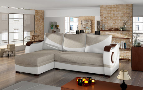 Skegness Corner Sofa Bed with Storage