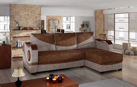 Skegness Corner Sofa Bed with Storage