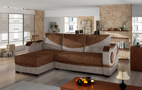 Skegness Corner Sofa Bed with Storage