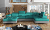 Bradford U Shaped Sofa Bed with Storage