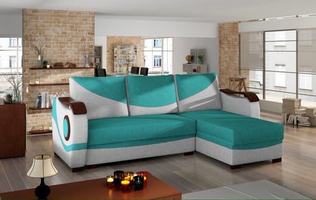 Skegness Corner Sofa Bed with Storage