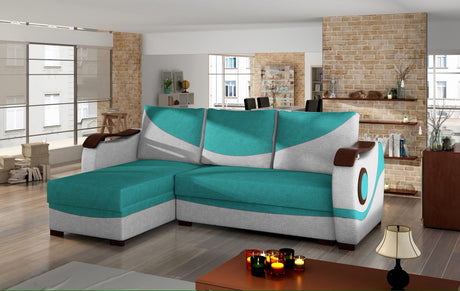 Skegness Corner Sofa Bed with Storage