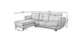 Dorchester Corner Sofa Bed with Storage