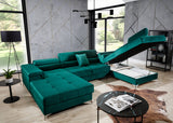 Denholme U Shaped Sofa Bed with Storage