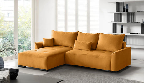 Launceston [MR] Corner Sofa Bed with Storage