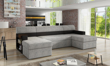 Foxley U Shaped Sofa Bed with Storage