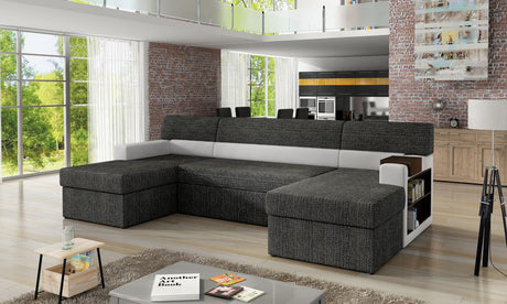 Foxley U Shaped Sofa Bed with Storage