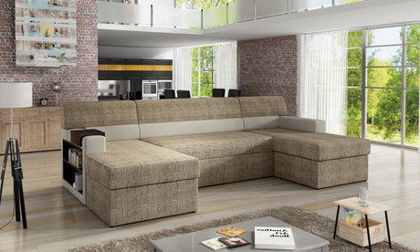 Foxley U Shaped Sofa Bed with Storage