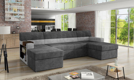 Foxley U Shaped Sofa Bed with Storage