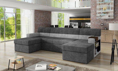 Foxley U Shaped Sofa Bed with Storage