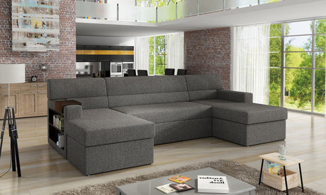 Foxley U Shaped Sofa Bed with Storage