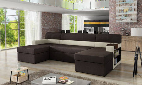 Foxley U Shaped Sofa Bed with Storage