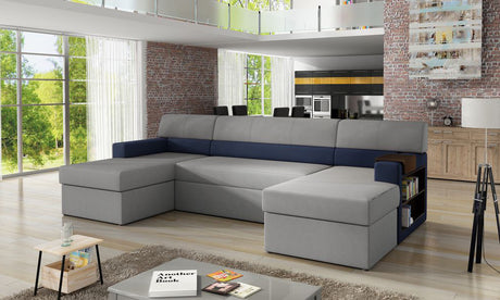 Foxley U Shaped Sofa Bed with Storage