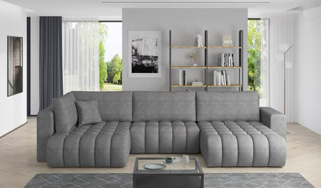 Clitheroe U Shaped Sofa Bed with Storage