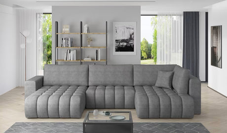 Clitheroe U Shaped Sofa Bed with Storage