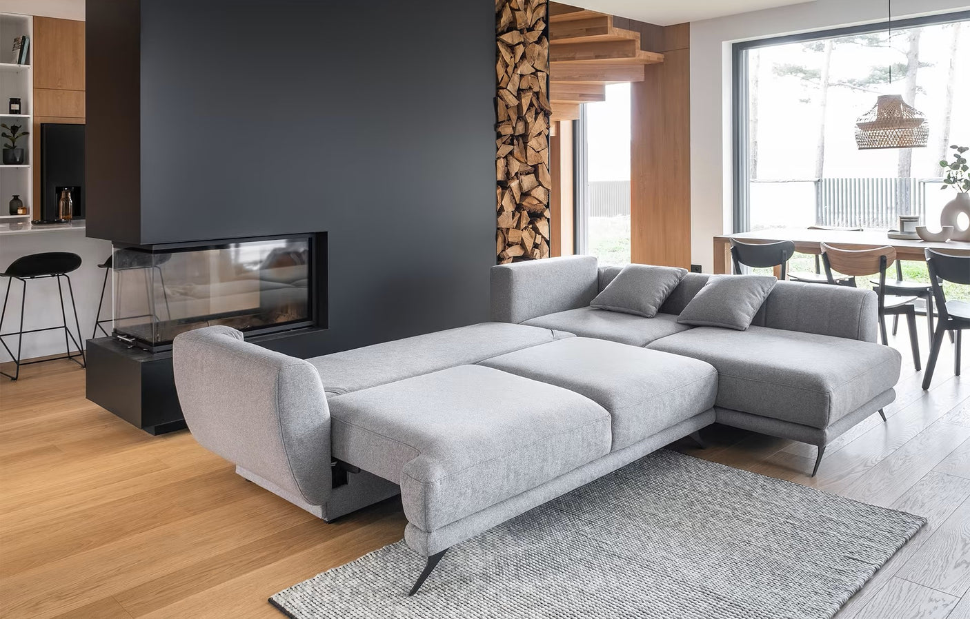 Camelford Corner Sofa Bed with Storage