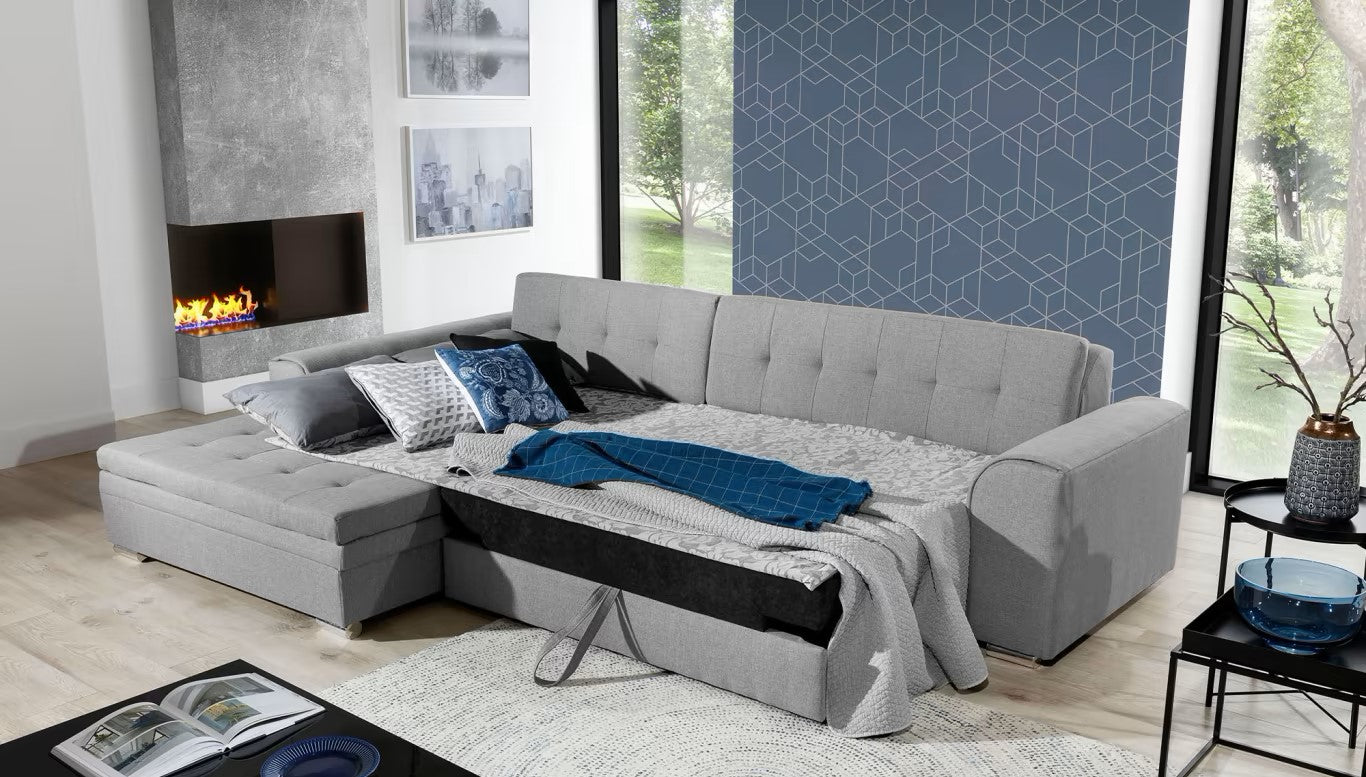 Worcester Corner Sofa Bed with Storage
