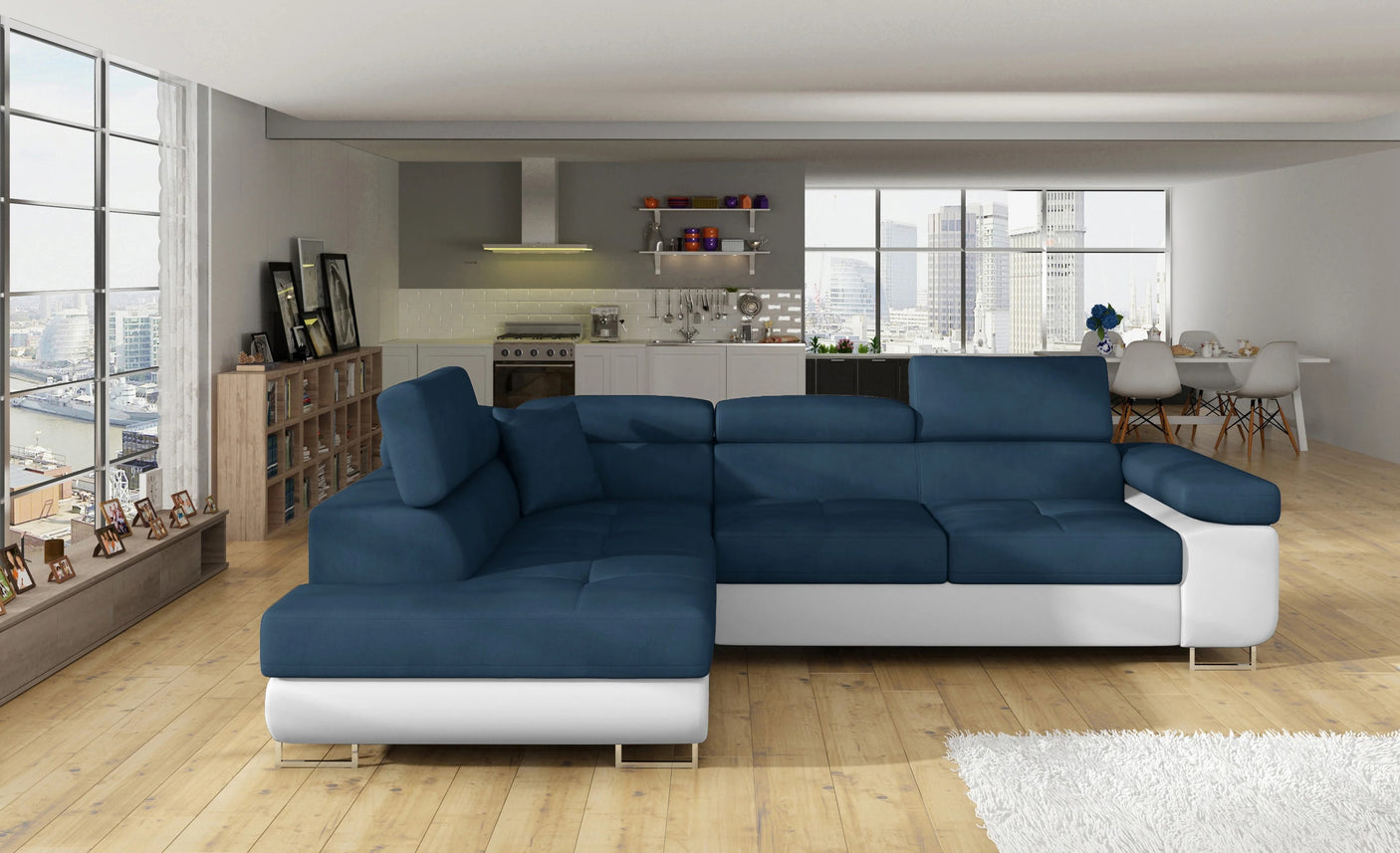 Grantham Corner Sofa Bed with Storage