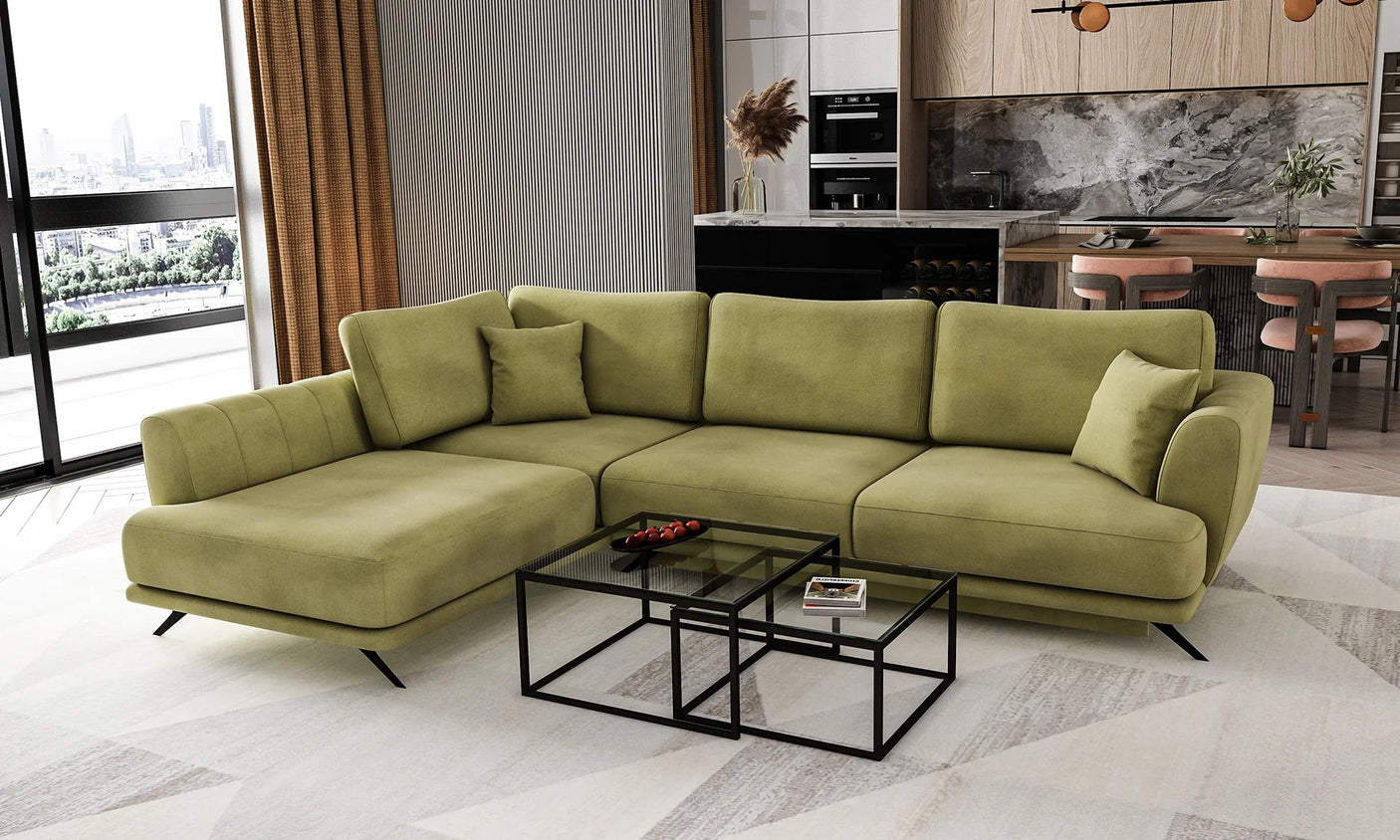 Camelford Corner Sofa Bed with Storage