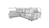 Camelford Corner Sofa Bed with Storage