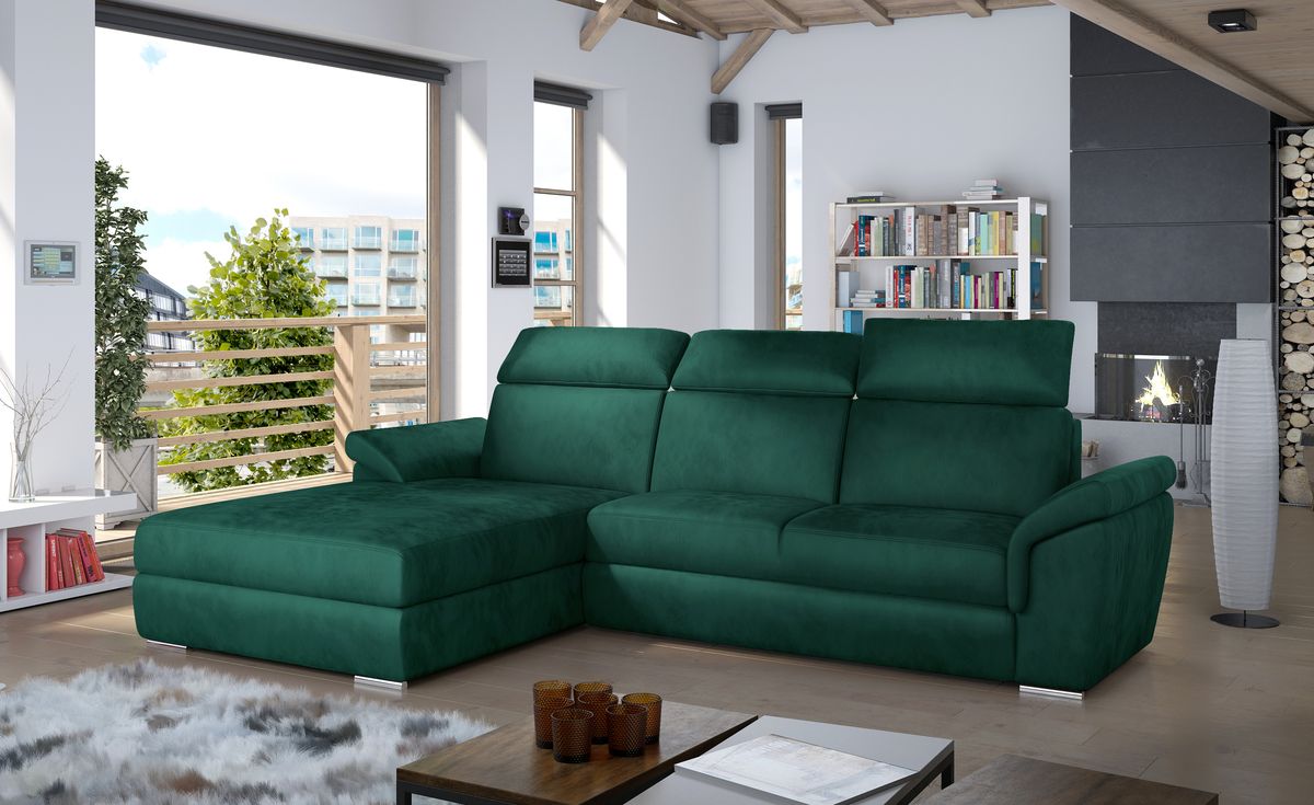 Cromer Corner Sofa Bed with Storage