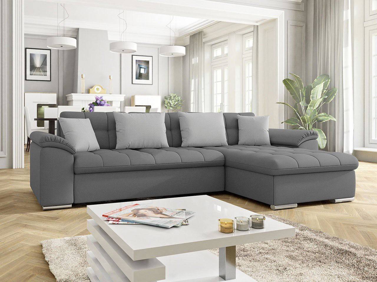 Dorking Corner Sofa Bed with Storage