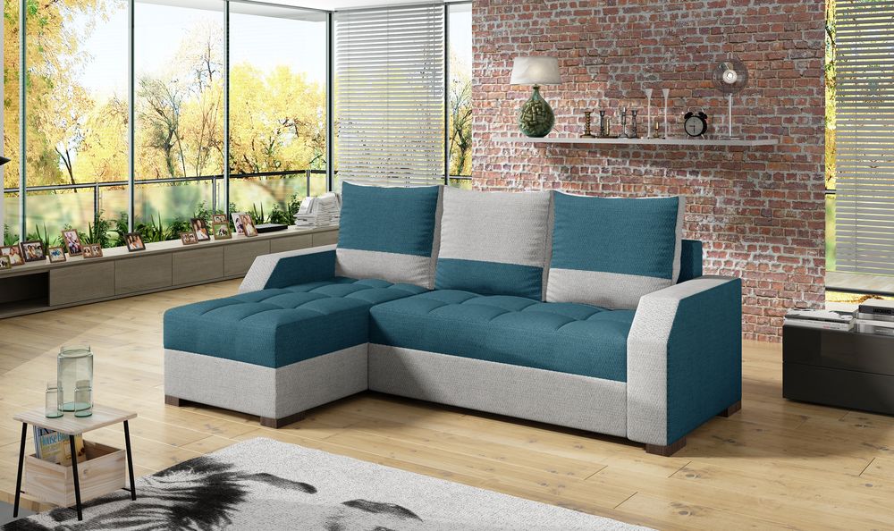 Denton Corner Sofa Bed with Storage