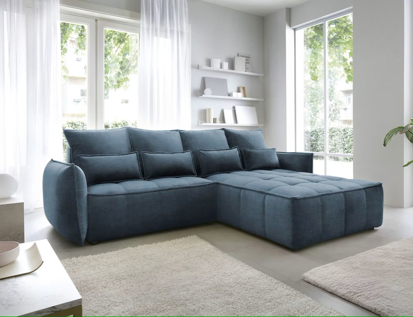 Glastonbury Corner Sofa Bed with Storage