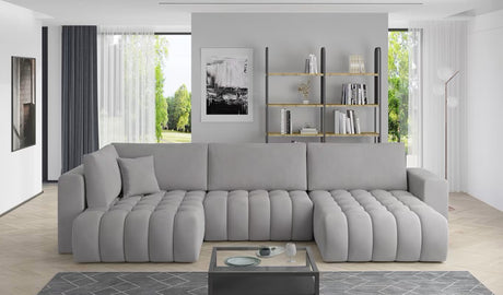 Clitheroe U Shaped Sofa Bed with Storage