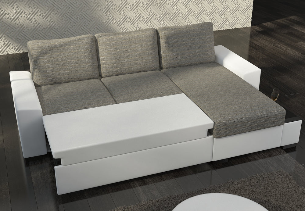 Bideford Corner Sofa Bed with Storage