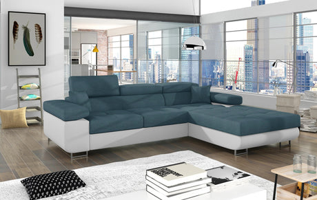 Eastbourne Corner Sofa Bed with Storage