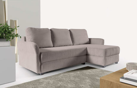 Woolwich [LI] Corner Sofa Bed with Storage