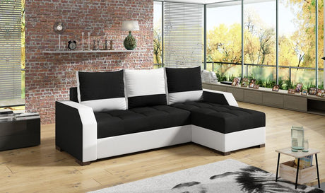 Denton Corner Sofa Bed with Storage