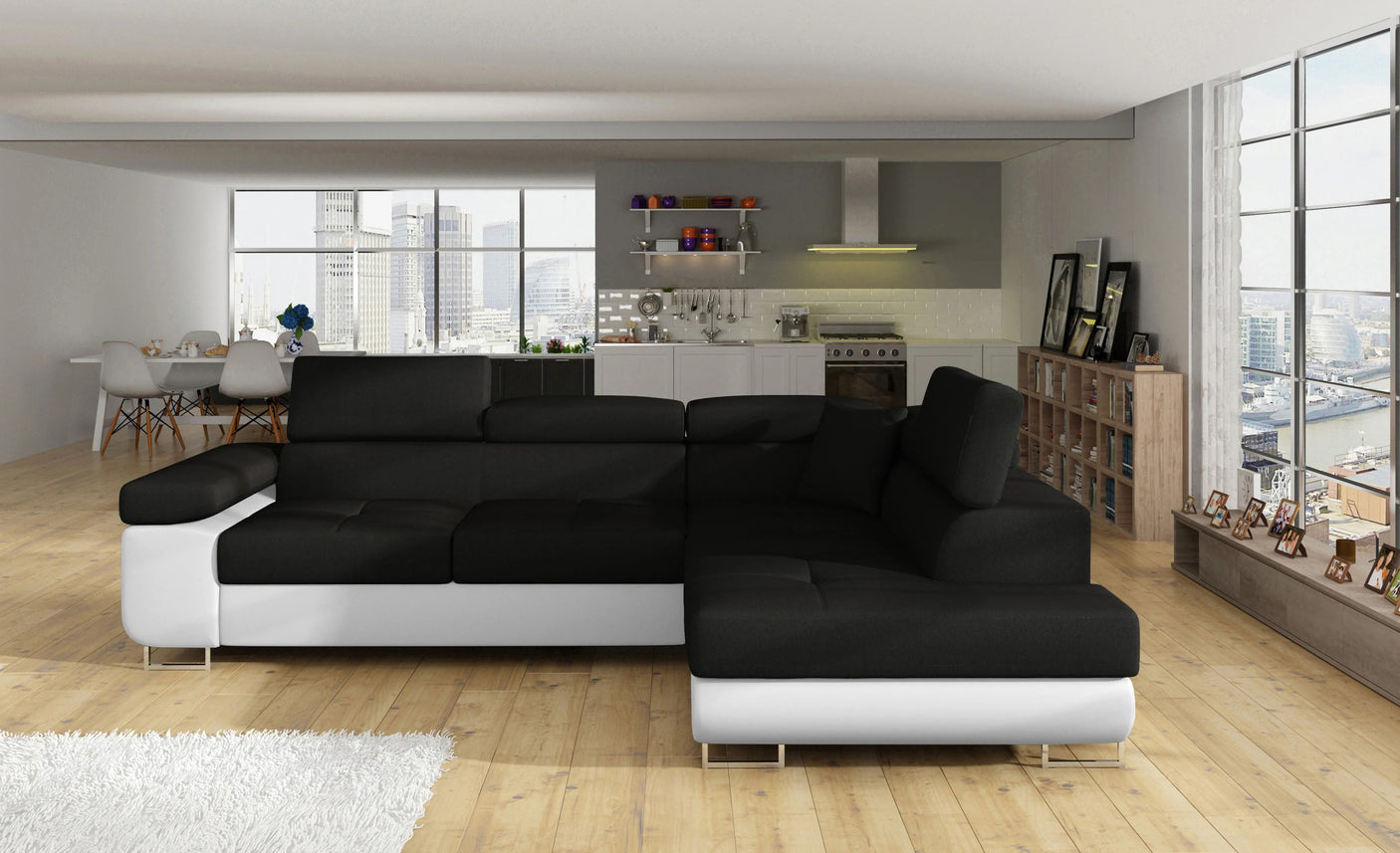 Grantham Corner Sofa Bed with Storage