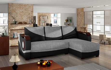 Skegness Corner Sofa Bed with Storage