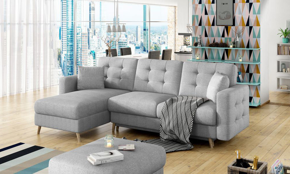 Sunderland Corner Sofa Bed with Storage