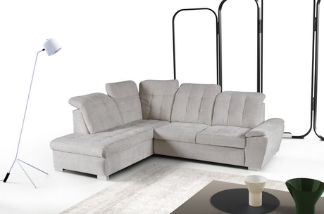 Battle [LI] Corner Sofa Bed with Storage