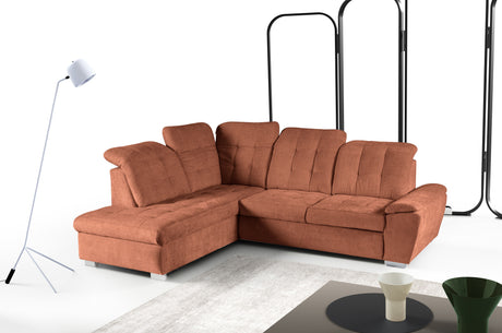 Battle [LI] Corner Sofa Bed with Storage