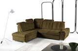 Battle [LI] Corner Sofa Bed with Storage