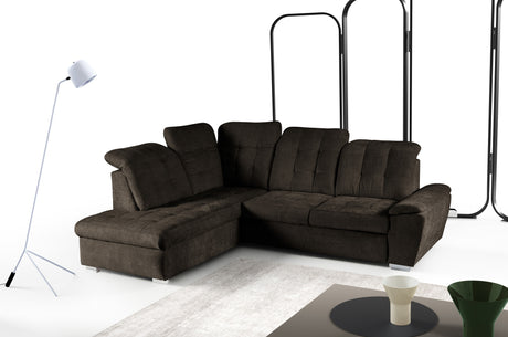 Battle [LI] Corner Sofa Bed with Storage