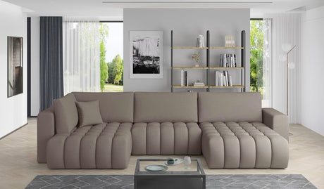 Clitheroe U Shaped Sofa Bed with Storage