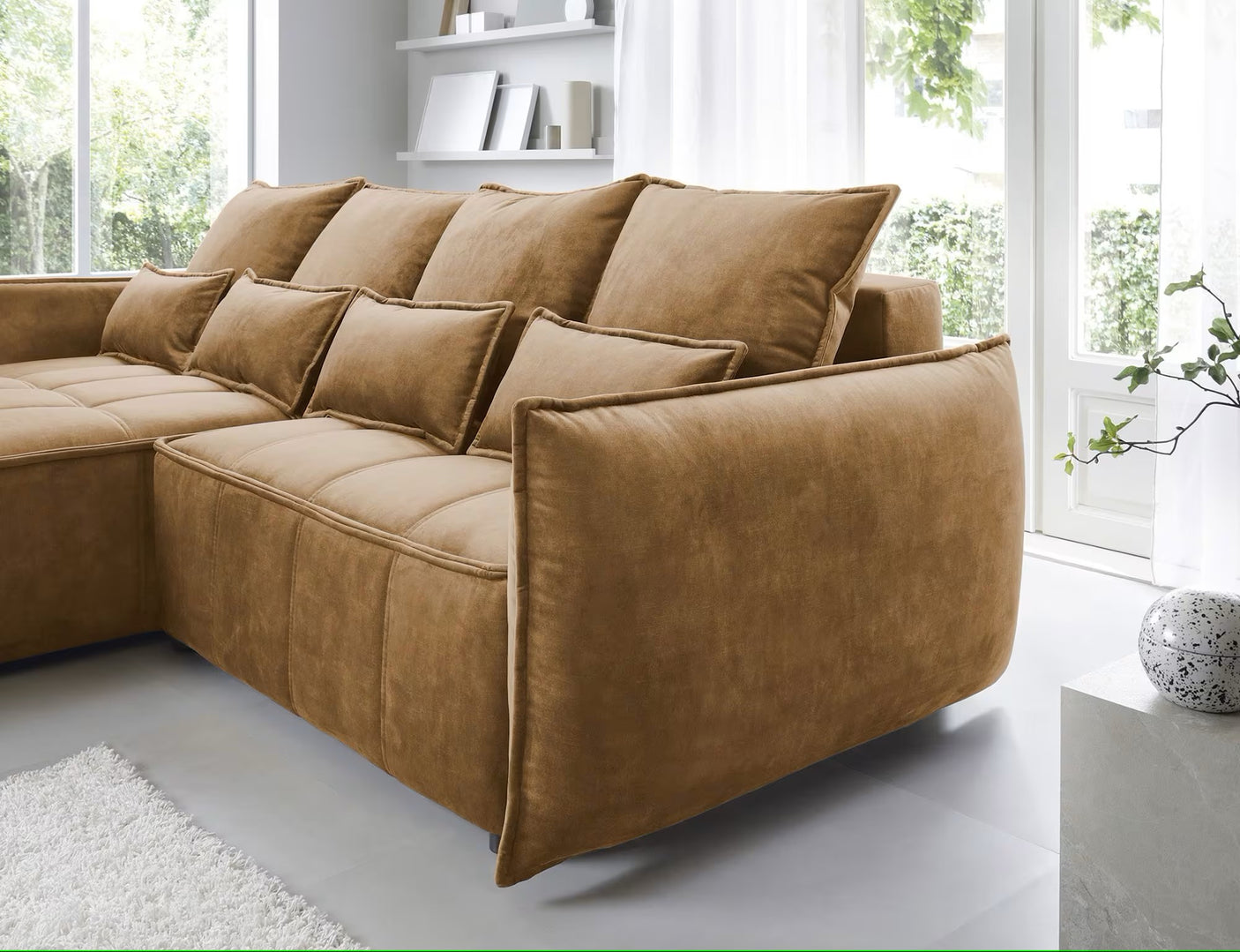 Glastonbury Corner Sofa Bed with Storage