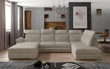 Tottenham U Shaped Sofa Bed with Storage