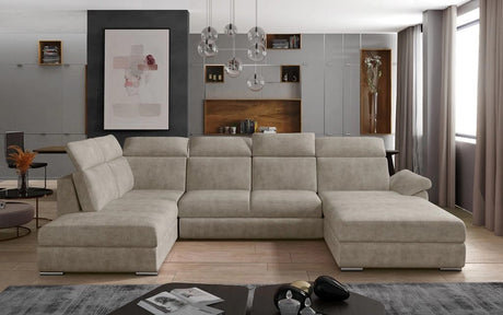 Tottenham U Shaped Sofa Bed with Storage